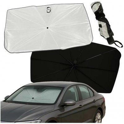 CAR.COOL 6825-1 Sluneční clona na přední sklo 65x110 cm, stříbrná – Hledejceny.cz