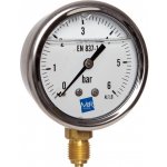 MANOMER. manometr MI63G/117/1,6 0/6bar G1/4B spodní přip. + glycerinové plnění – Sleviste.cz