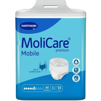 MoliCare Mobile inkontinenční kalhotky 6 kapek M 14 ks – Hledejceny.cz