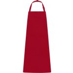 James & Nicholson Zástěra JN 1882 s laclem COT02188200499-red Červená – Zboží Dáma