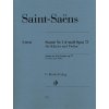 Noty a zpěvník Camille Saint-Saëns Sonata No. 1 in D minor, Op. 75 noty na housle, klavír