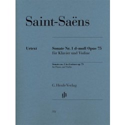 Camille Saint-Saëns Sonata No. 1 in D minor, Op. 75 noty na housle, klavír