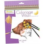 Umělecké omalovánky Coloriage Wild 4 GY093 antistresové omalovánky Emmanuelle Colin – Zboží Dáma