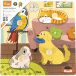 Viga Toys puzzle s kolíky Domácí mazlíčci – Zbozi.Blesk.cz