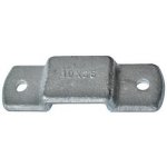 DEMA Držák na sloupek 10x35 mm pozinkovaný 31165D