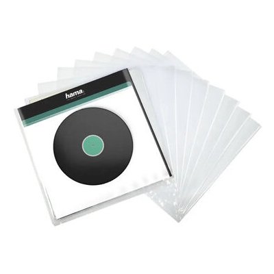 Hama vnější ochranné obaly na gramofonové desky (vinyl/LP), průhledné, 10 ks – Hledejceny.cz