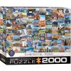 Puzzle EuroGraphics World Globetrotter 2000 dílků