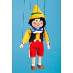 Mašek umělecká výroba Loutka dřevěná Pinokio 20 cm – Zboží Dáma