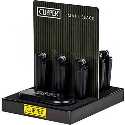 Clipper Metal Lighter Matt černá Mini – Zboží Dáma