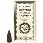 Ayurvedic Jasmine indické vonné františky tekoucí dým 10 ks – Zboží Mobilmania