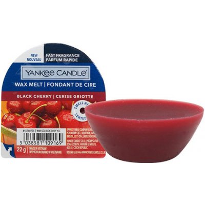 Yankee Candle vonný vosk do aromalampy Černá třešně 22 g – Hledejceny.cz