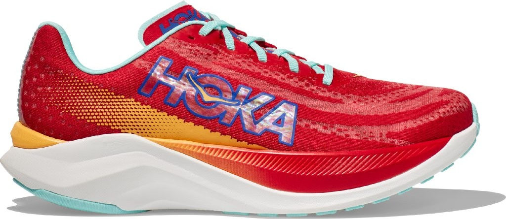 Hoka Mach X cerise cloudless