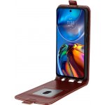 Vsechnonamobil 44067 Vyklápěcí pouzdro Motorola Moto E32 / E32s hnědé – Zboží Živě