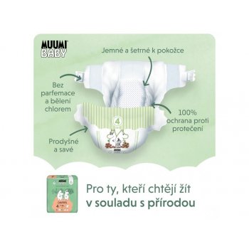 Muumi Baby 4 Maxi 7-14 kg eko 138 ks