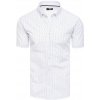 Pánská Košile Dstreet pánská košile s krátkým rukávem Brabal bílá