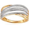 Prsteny iZlato Forever Zlatý briliantový prsten Nashira IZBR499