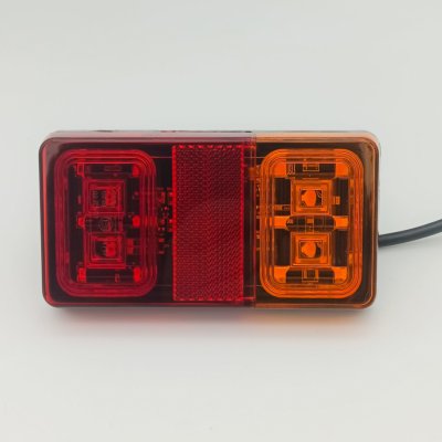 Světlo zadní LED 12V/24V 140x75x20mm přívěsný vozík – Hledejceny.cz