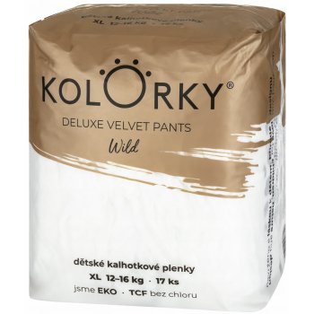 Kolorky Day Hearts EKO XL 12-16 Kg 17 ks