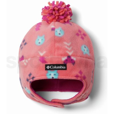 Columbia Youth Frosty Trail II Earflap Beanie Jri blush pink/woodlands – Zboží Mobilmania