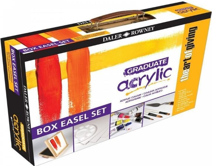 Daler & Rowney Graduate Acrylic Box Easel Set Akrylová sada v kufříku od 1  170 Kč - Heureka.cz