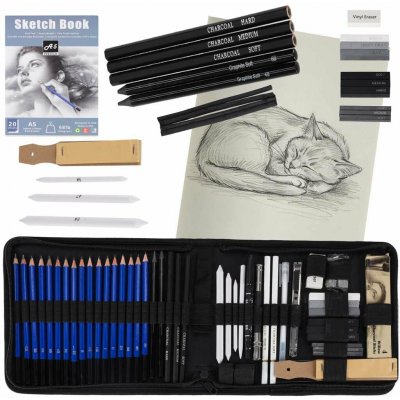 KIK KX2958 Sada na malování a skicování 54 ks – Sleviste.cz