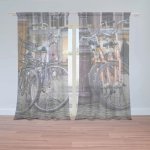 Záclony Městské kolo: 2 ks - 150x250 cm - Sablio – Hledejceny.cz