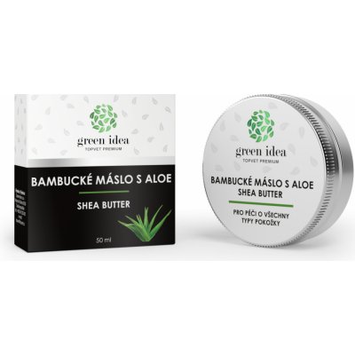 Topvet Bambucké máslo shea butter 100% s aloe vera 50 ml – Zboží Mobilmania