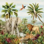 Dekorační polštář Jungle CND3149 | 40 x 40 cm – Hledejceny.cz