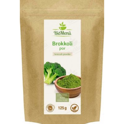 BioMenü Bio RAW Brokolicový prášek 125 g – Zboží Mobilmania