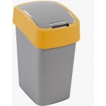 Curver FLIP BIN 25 l šedostříbrná / žlutá – Zboží Mobilmania