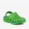 Dětské žabky a pantofle Coqui Jumper 6353 Lime Sea blue