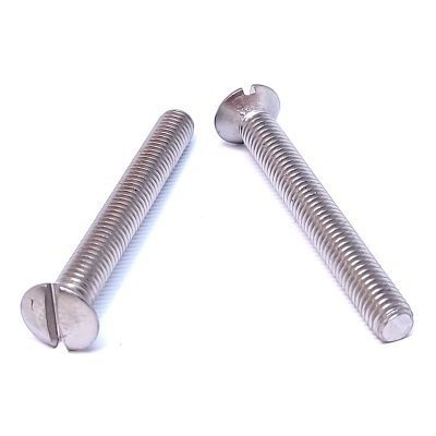 Šroub se zápustnou čočkovou hlavou a plochou drážkou, DIN 964, nerez A2 M4 x 35, balení 1 ks – Sleviste.cz