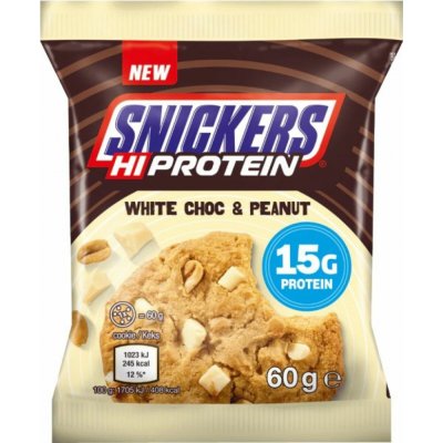 Mars Snickers High Protein Cookie čokoláda/arašídy 60 g – Zboží Dáma