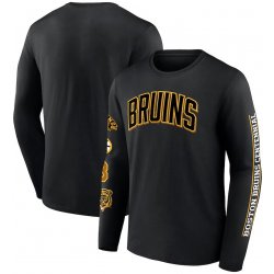 Fanatics pánské tričko Boston Bruins Centennial Long Sleeve T-Shirt Black
