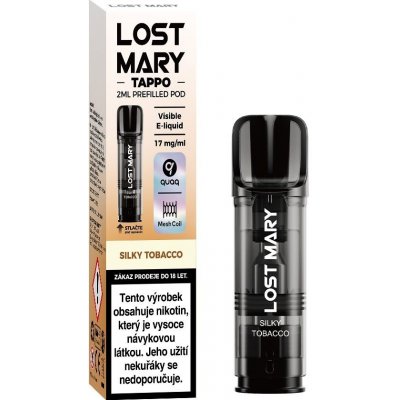 Elf Bar Lost Mary Tappo cartridge Silky Tobacco 17 mg – Zboží Dáma