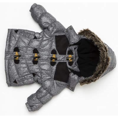 Minoti GREY 2 bunda zimní kojenecká prošívaná šedá – Zboží Mobilmania