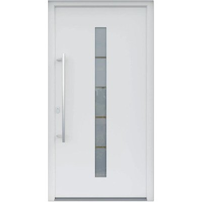 ARON vchodové dveře 3111-2 bílé 100 x 200 cm L – Hledejceny.cz