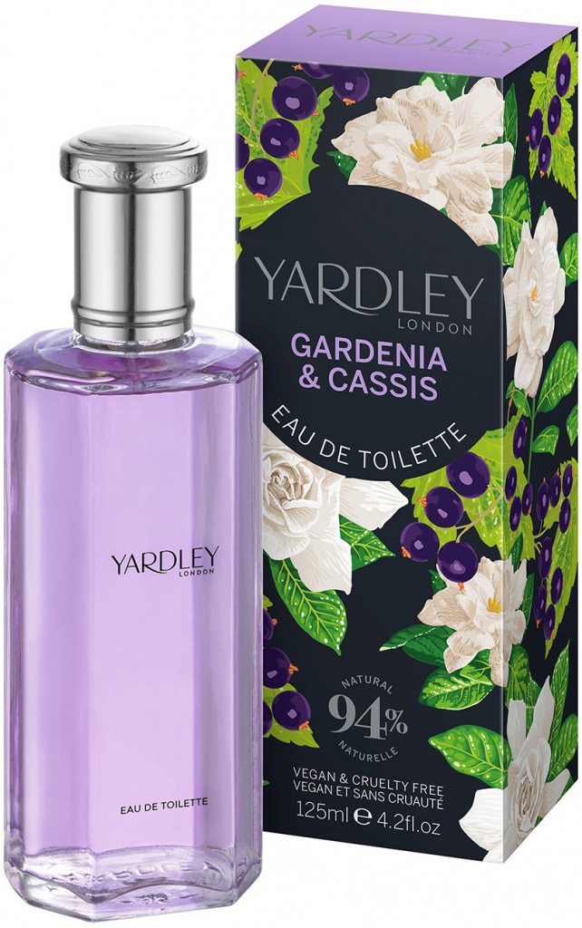 Yardley Gardénie & Černý rybíz toaletní voda dámská 125 ml
