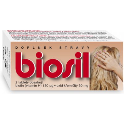 Naturvita Biosil vitamin H biotin + křemík 60 tablet – Zboží Mobilmania