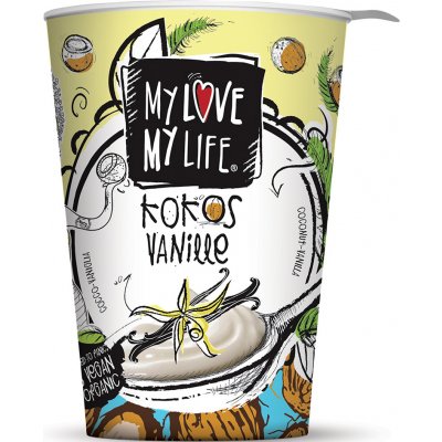 My Love My Live Bio zakysaný kokosový Vanilka 180 g – Zboží Dáma