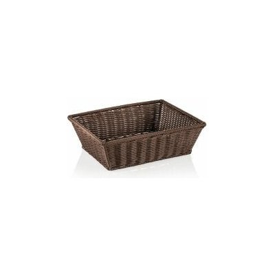 Koš na pečivo GN 1/2 WEAVER PRO tmavě hnědý – Zboží Mobilmania