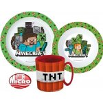 STOR Sada plastového nádobí Minecraft s hrnkem 3 dílná – Zboží Dáma