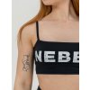 Sportovní podprsenka Nebbia Bandeau Back Check Black