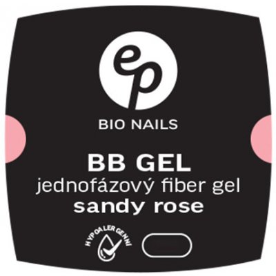 BIO nails BB Fiber SANDY ROSE jednofázový hypoalergenní gel 15 ml – Hledejceny.cz