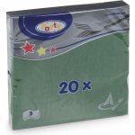 Aha papírové ubrousky 3V 20ks Athena zelené 33x33cm – Sleviste.cz