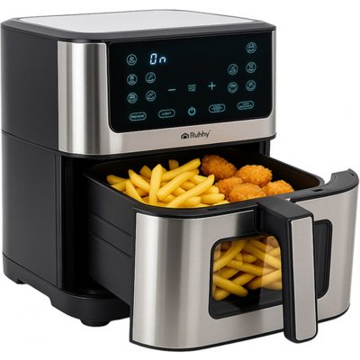 Horkovzdušná fritéza 8 l, 1800 W, stříbrná – Zboží Dáma