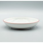 TOM červená linka, Talíř hluboký 20 cm, porcelán Thun – Sleviste.cz