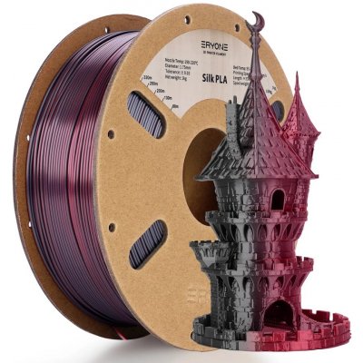 Eryone Dual-Color Silk PLA Black&Red 1,75mm 1 kg – Zboží Živě