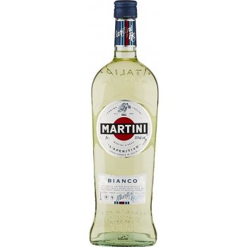 Martini Bianco 15% 1 l (holá láhev)