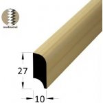 Podlahová lišta P 2710 SM /240 nast. - smrk